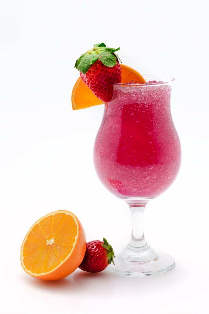 tampa product photographer cocktail in a glass