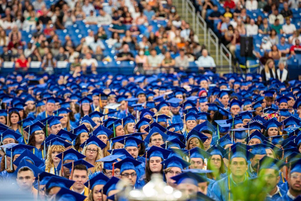 st petersburg event photographer for graduation at tropicana field