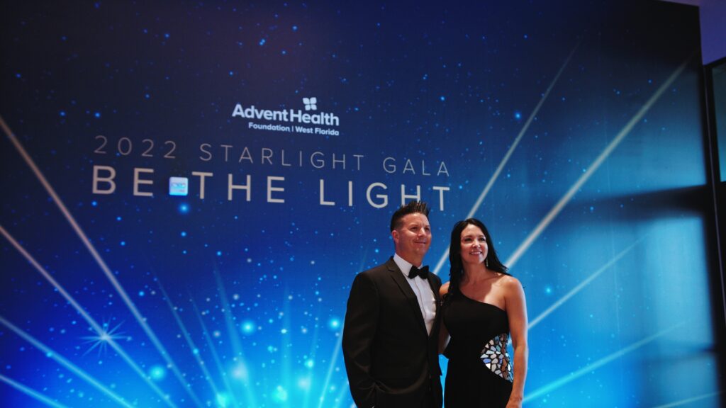 event video highlight for adventhealth starlight gala