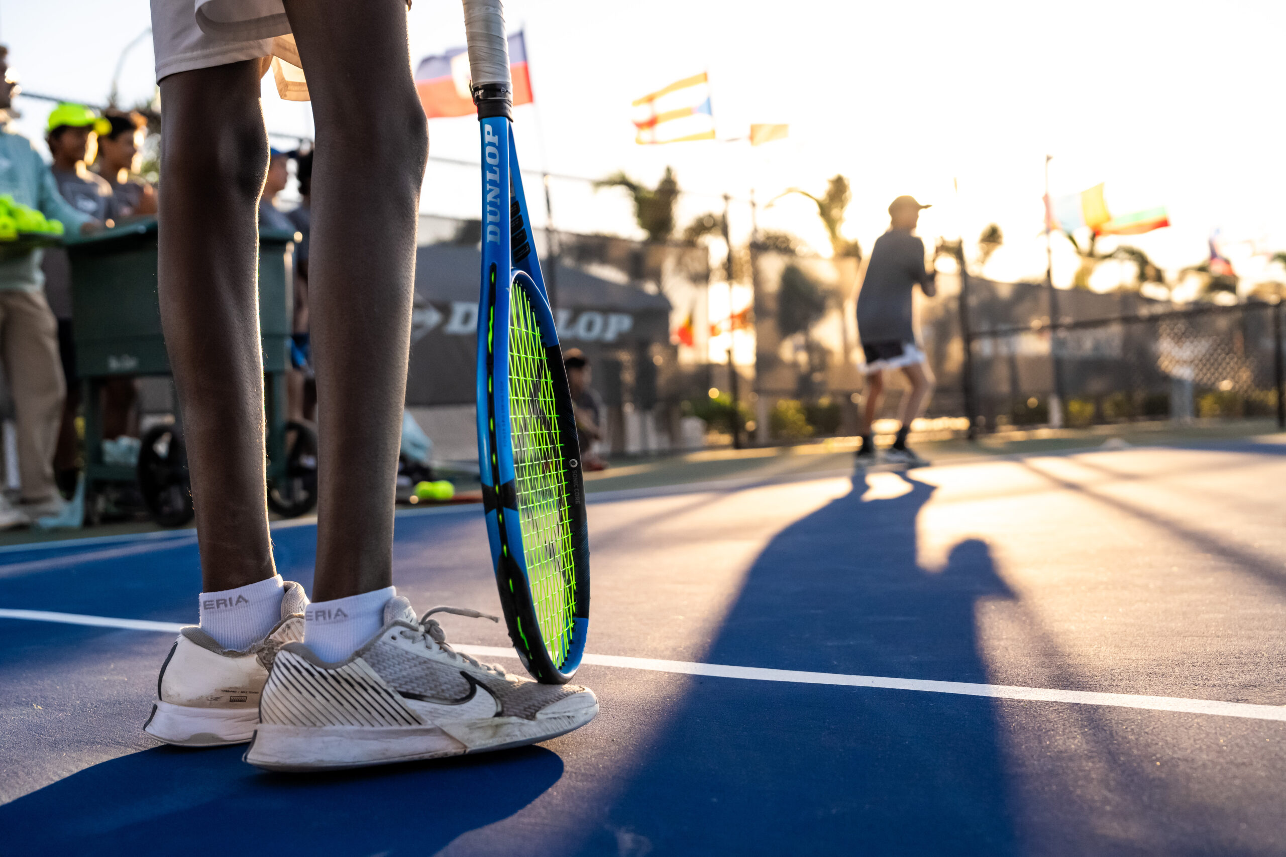 High-quality sound engineering and color grading for Dunlop Tennis promotional content.