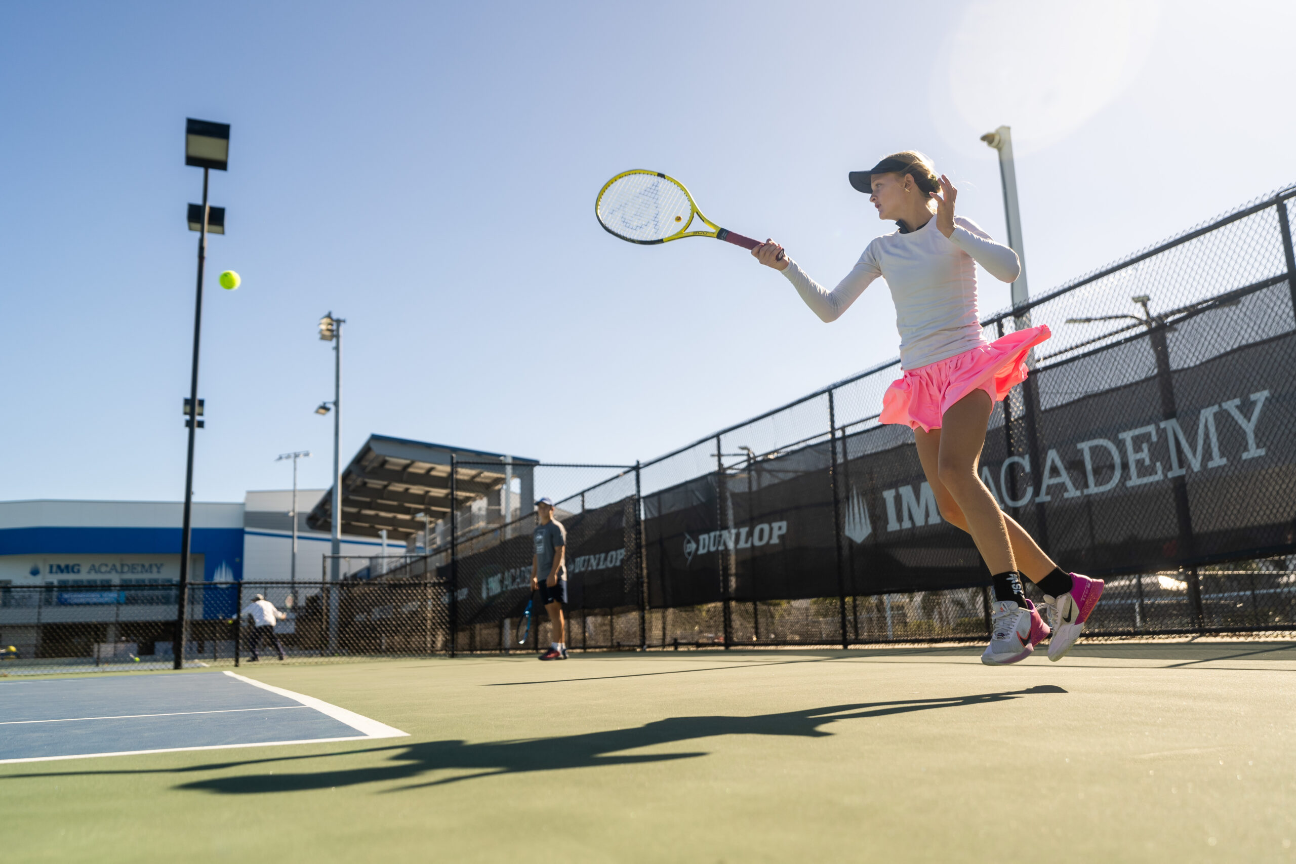Creative direction, post-production, and color grading for Dunlop Tennis visuals.