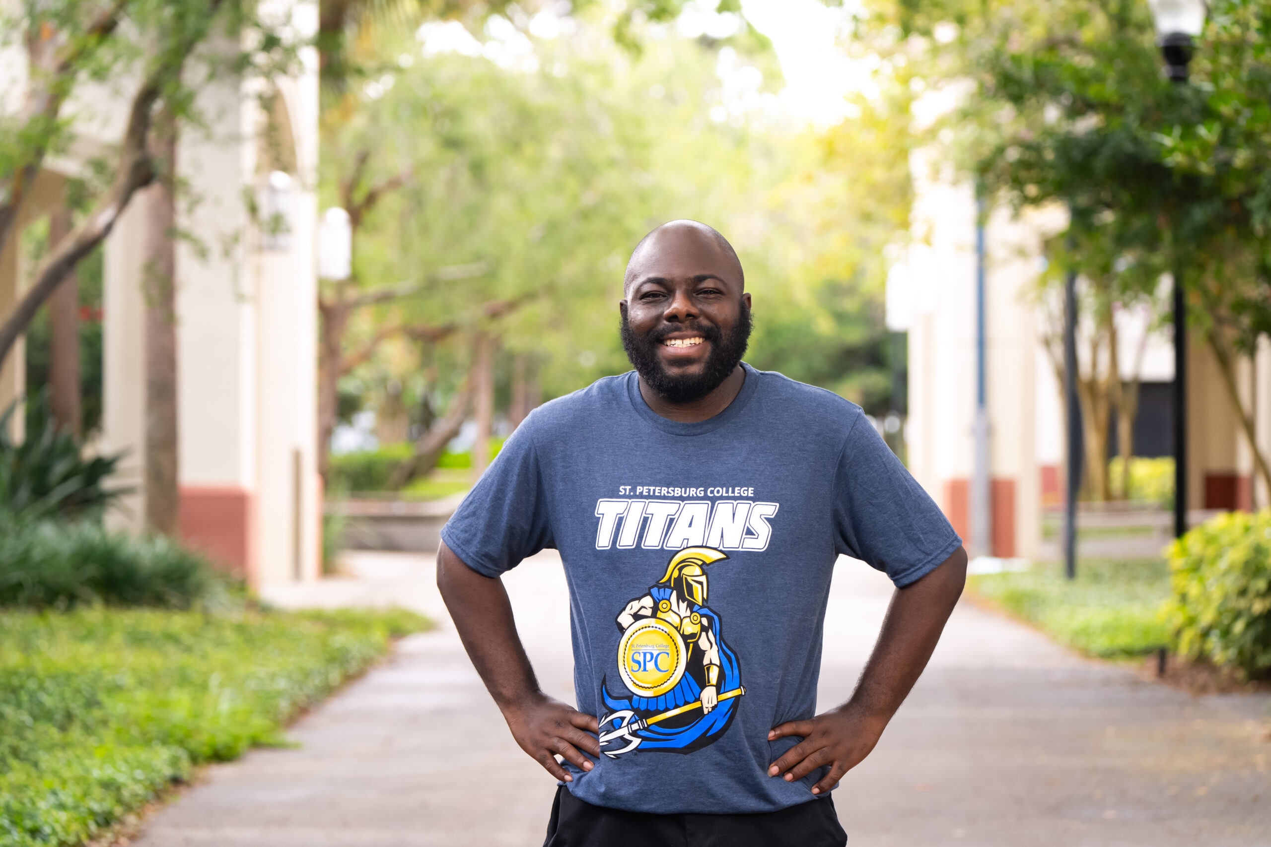 Wardrobe direction, concept development, and polished visuals for St. Petersburg College.