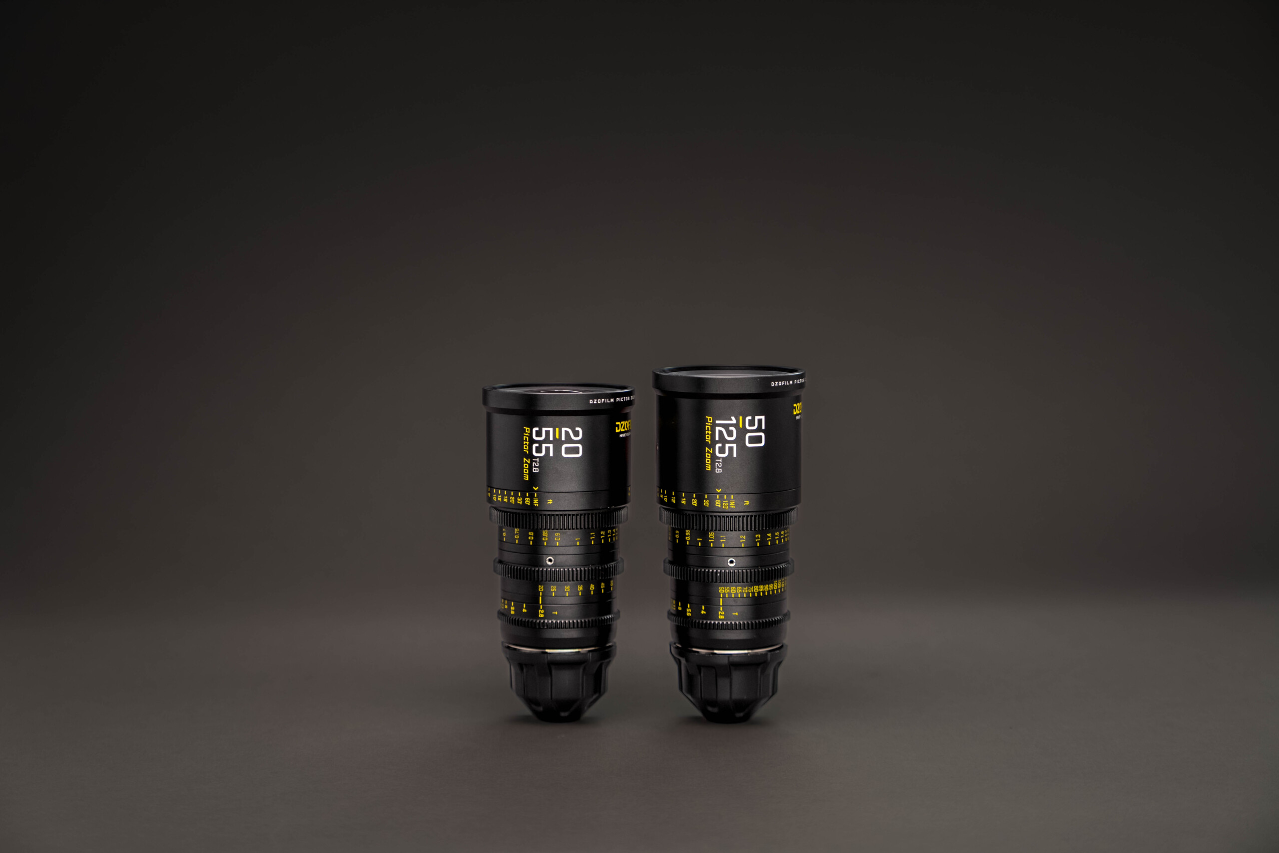 DZO Pictor Zoom Lens Kit available for rent from Two Stories Media. High-quality zoom lenses ideal for commercial and creative productions.
