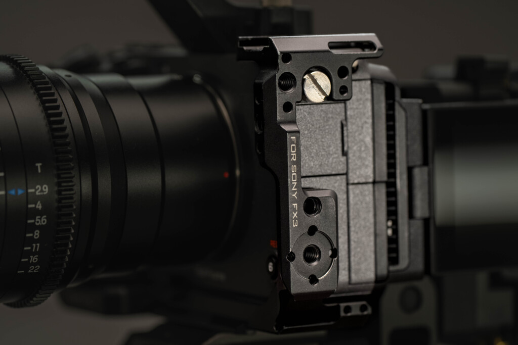 Sony FX3 camera, angle detail