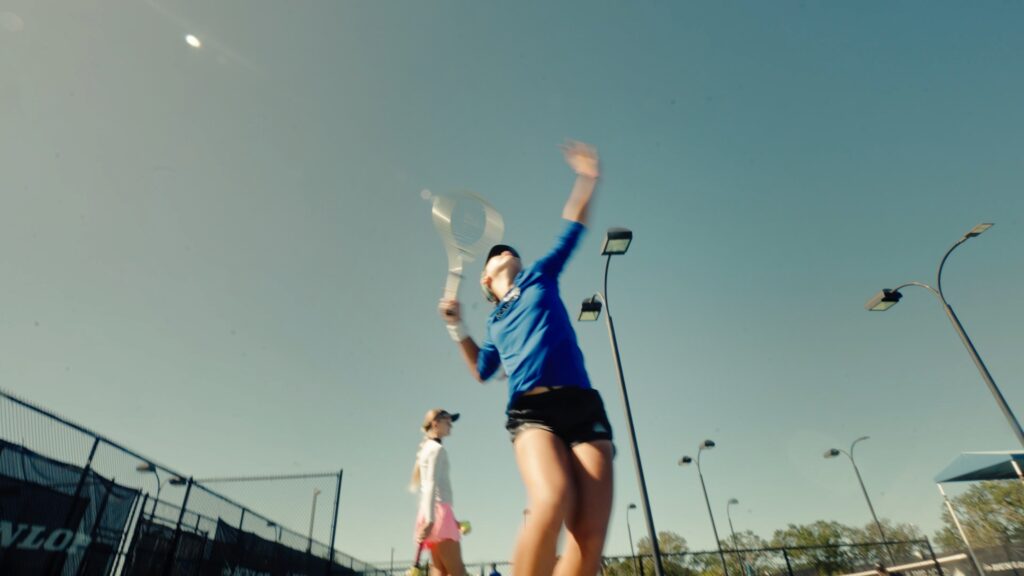 Tennis, shot on the FX3
