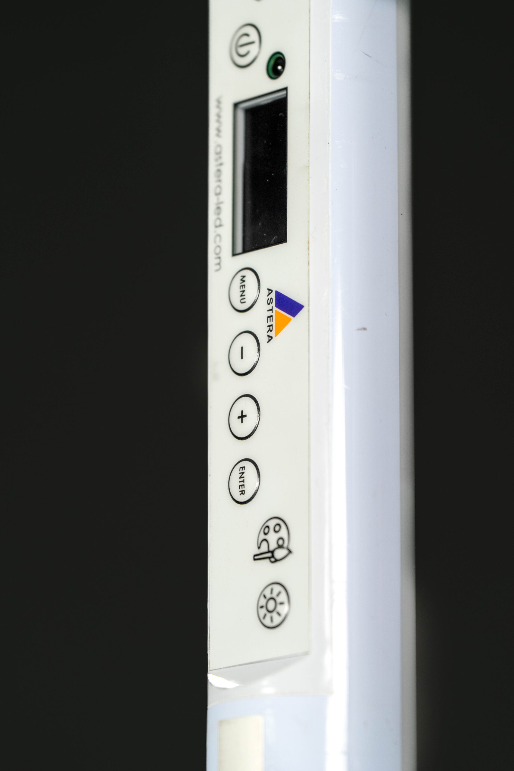 Close-up of glowing Titan Tubes with vibrant color output.